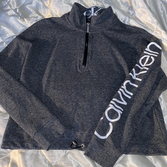 calvin klein quarter zip womens